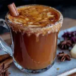 spiced hot buttered rum - featured image