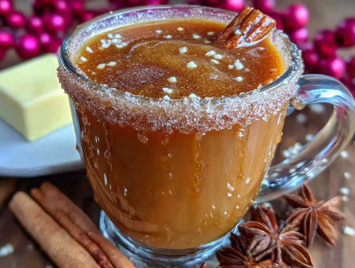 spiced hot buttered rum preparation steps