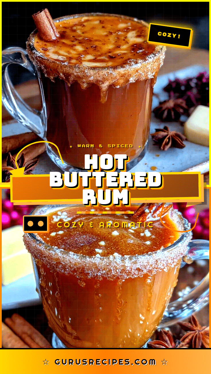 spiced hot buttered rum recipe