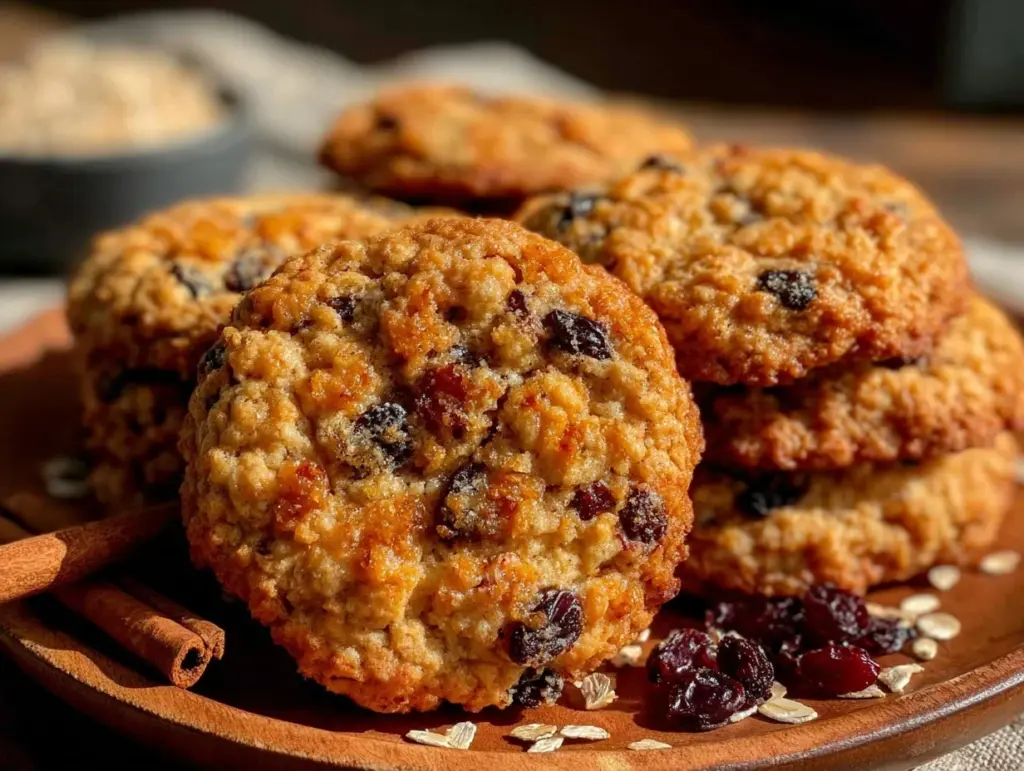 spicy oatmeal raisin cookies - featured image