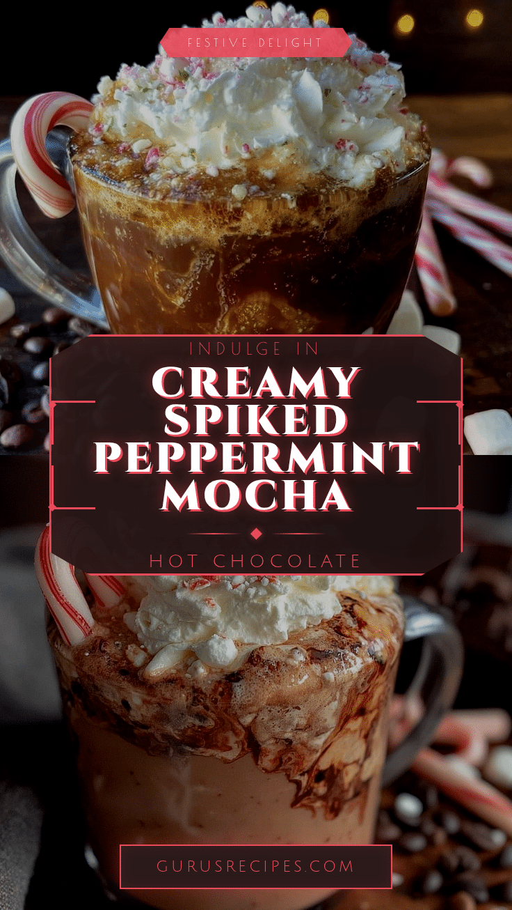 spiked peppermint mocha hot chocolate recipe
