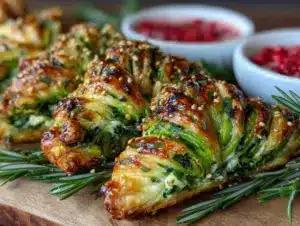 Spinach and ricotta puff pastry Christmas tree - featured image