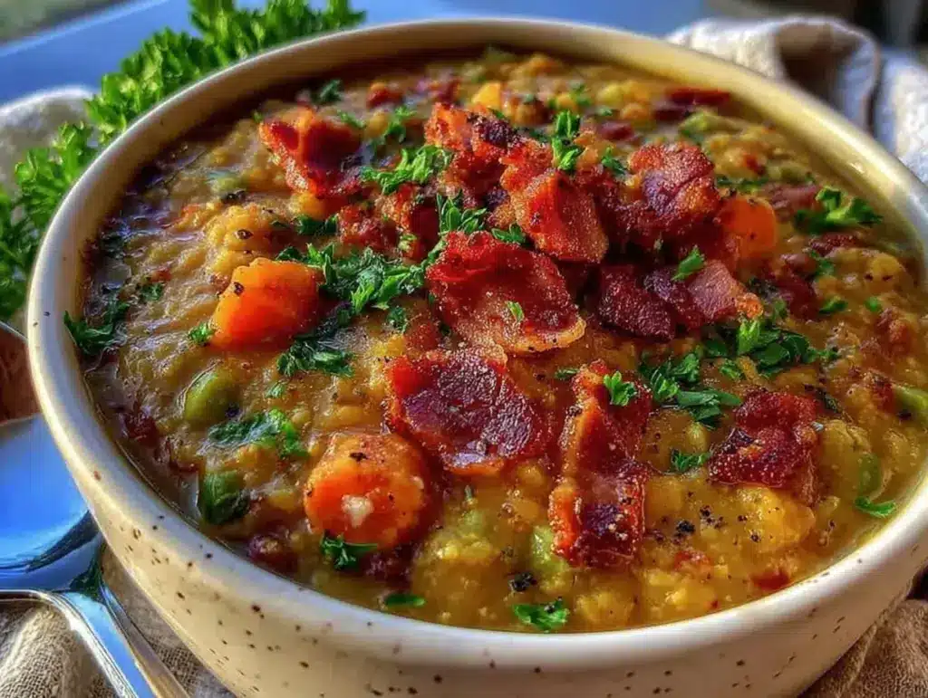 split pea soup - featured image