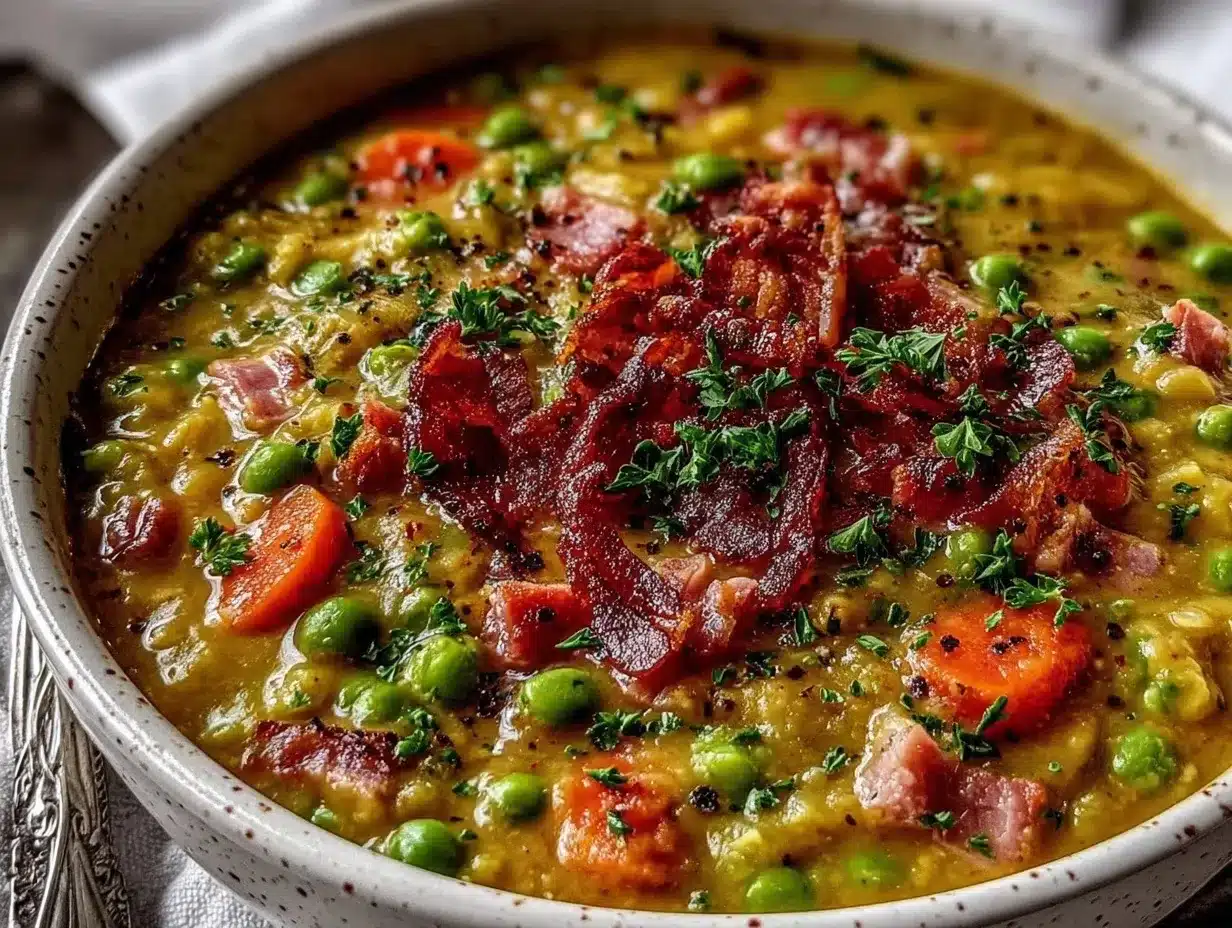split pea soup preparation steps