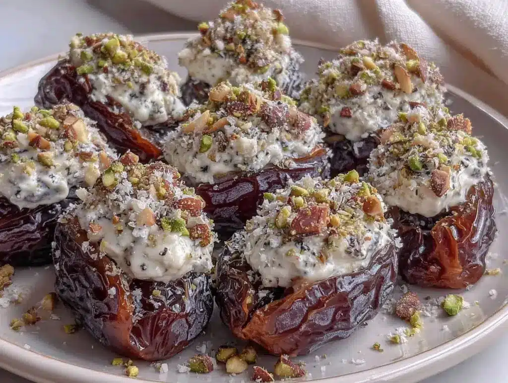 stuffed dates recipe - featured image
