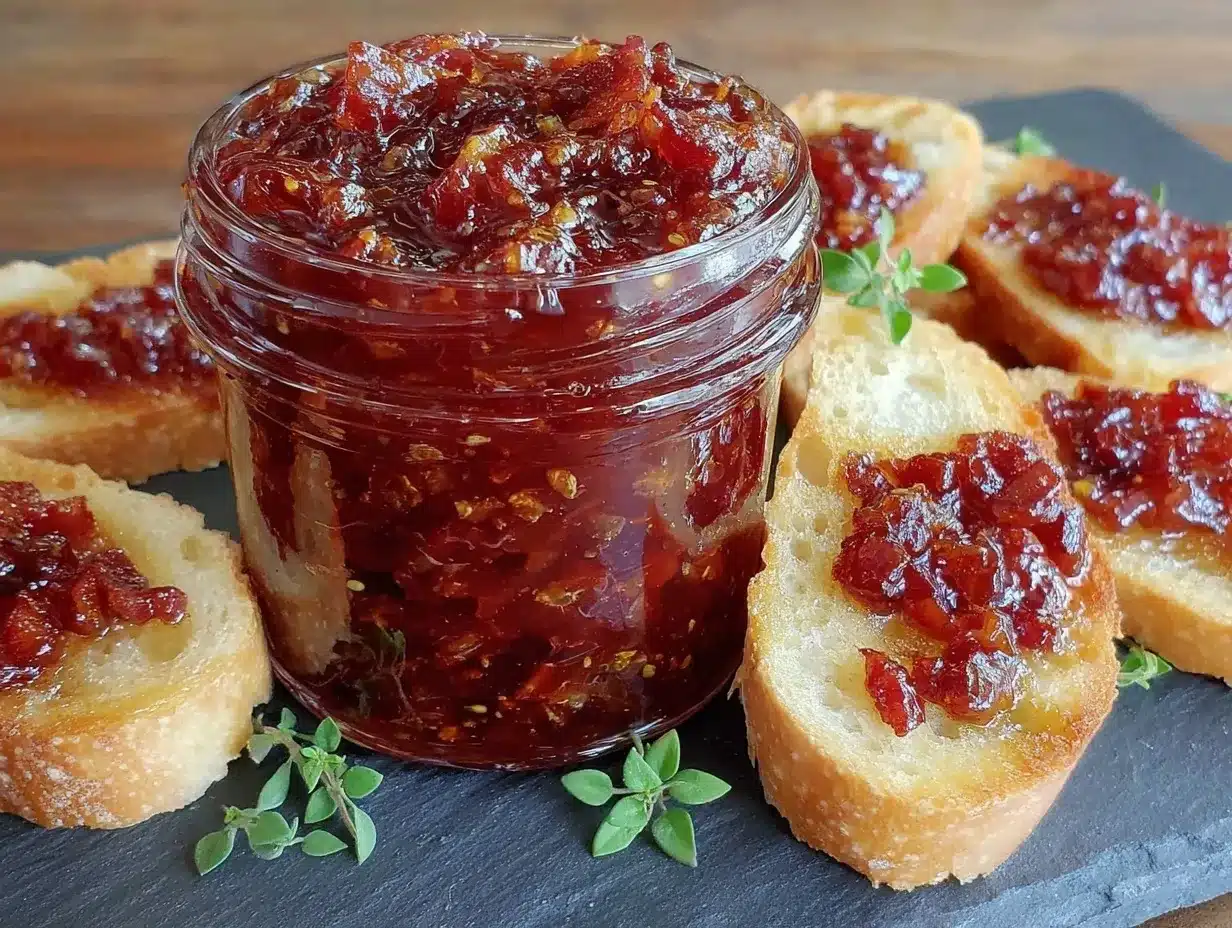 tomato and bacon jam preparation steps