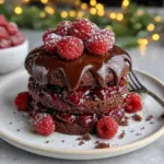 Triple Chocolate Raspberry Ganache Cake - featured image