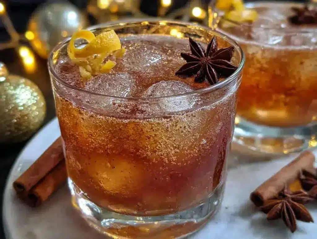 vanilla chai old fashioned - featured image