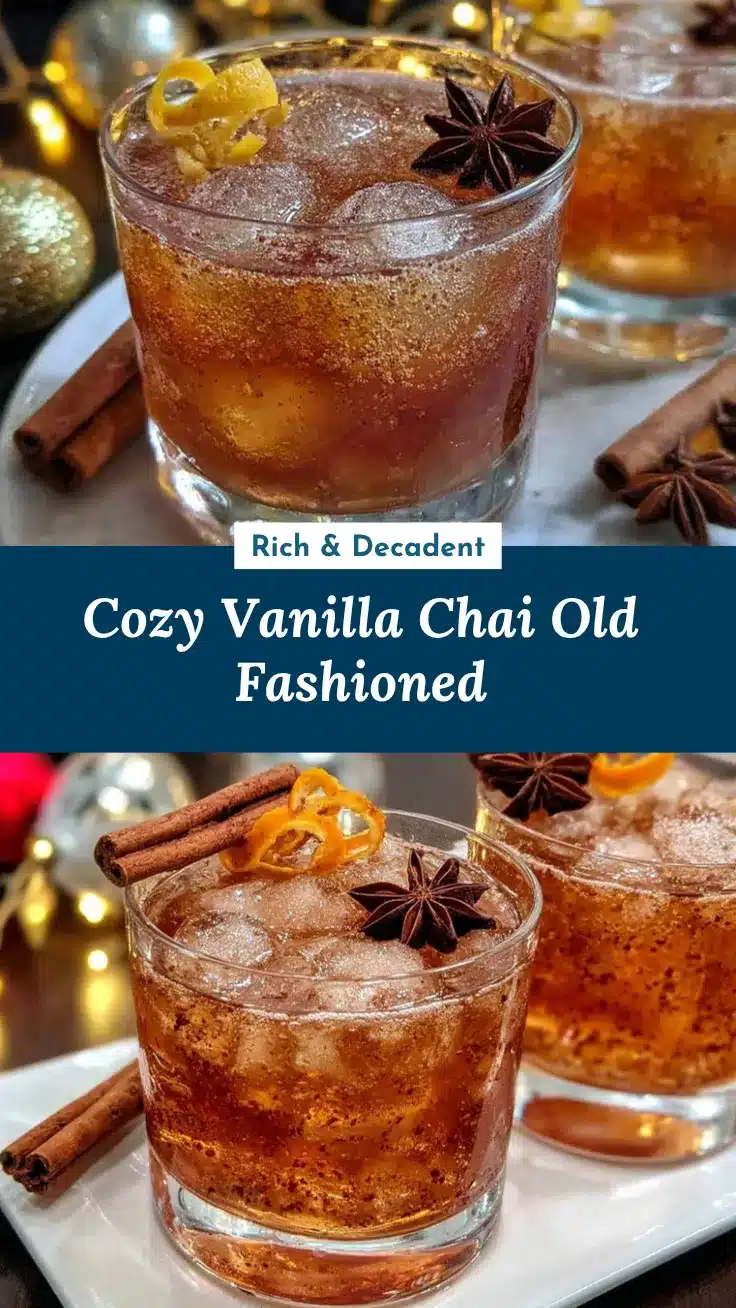 vanilla chai old fashioned recipe