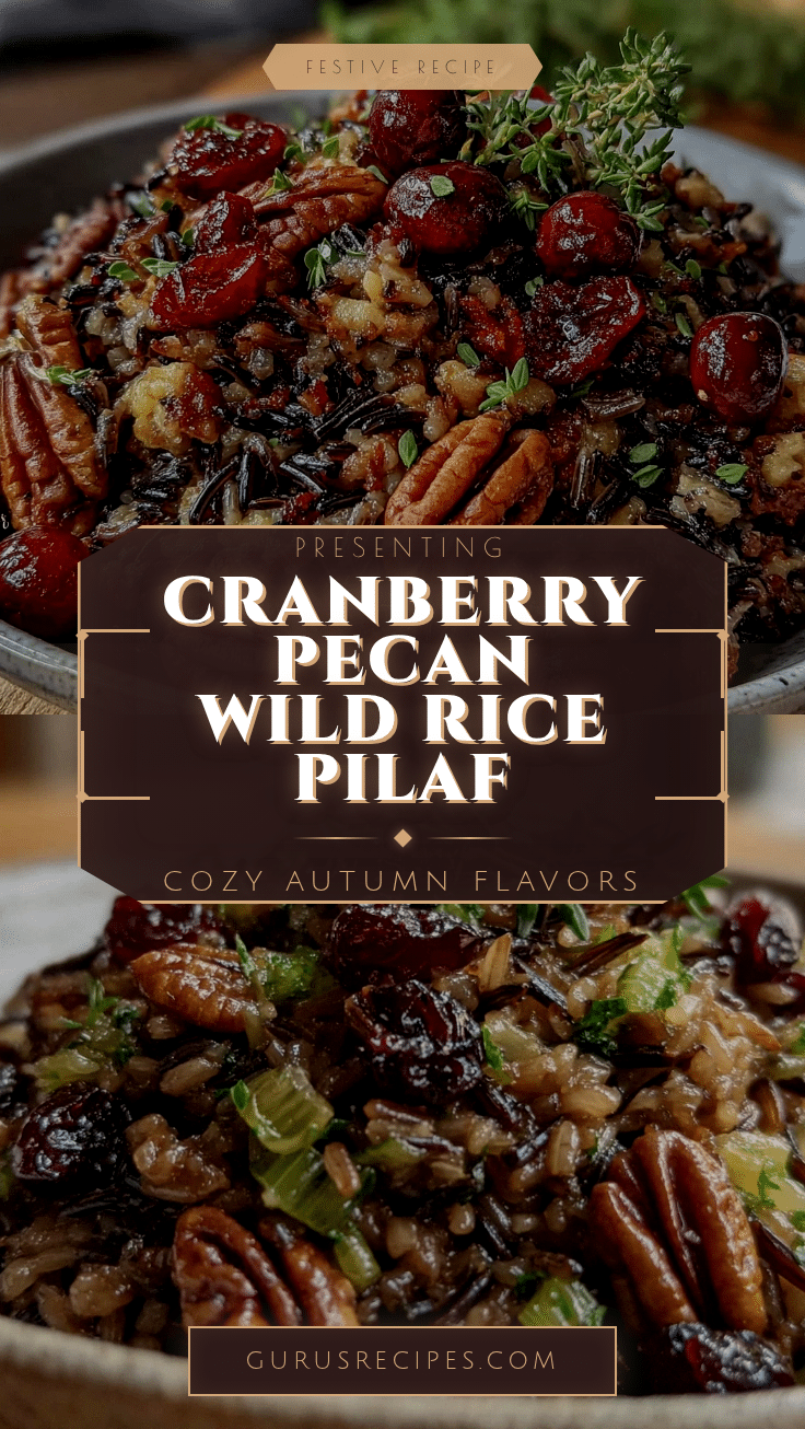 wild rice pilaf with cranberries and pecans recipe