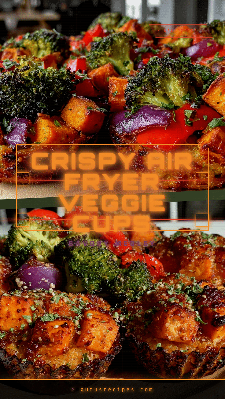 air fryer veggie medley cups recipe