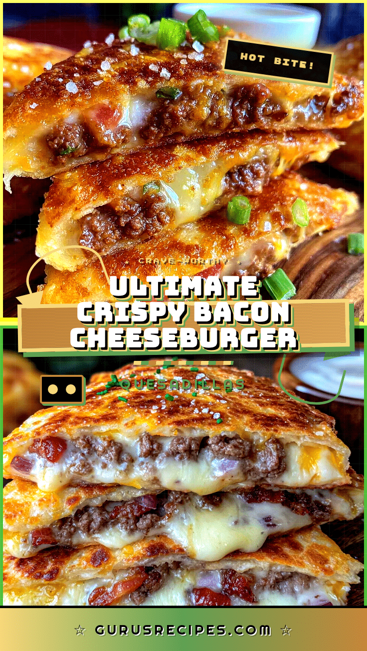 bacon cheeseburger quesadillas recipe