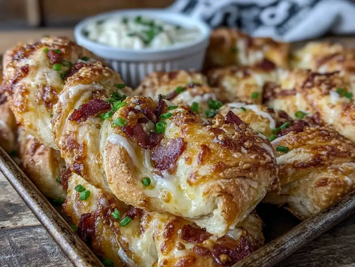 Bacon Ranch Pizza Sticks preparation steps