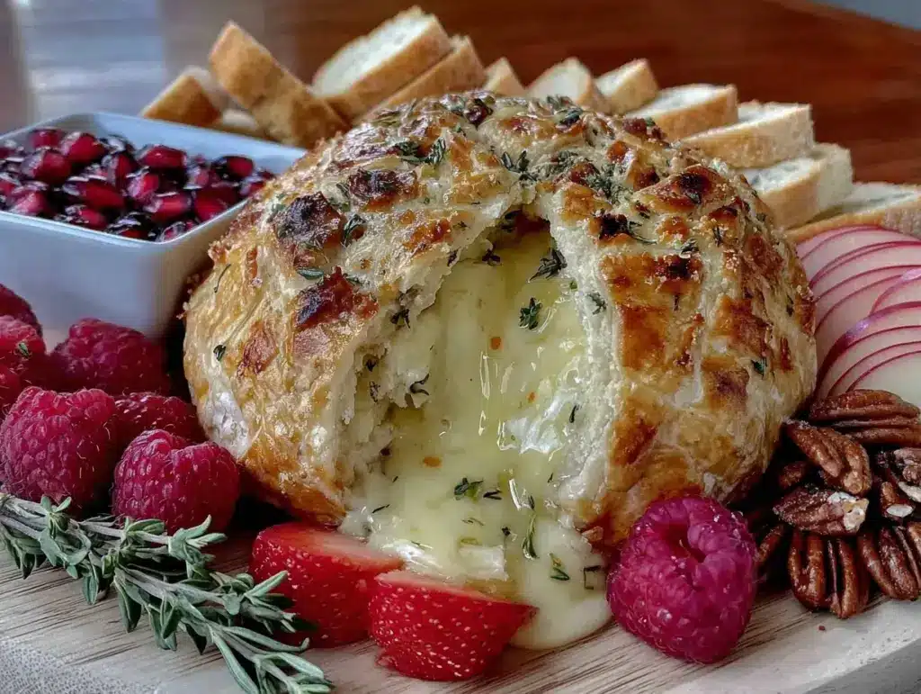 baked brie board - featured image