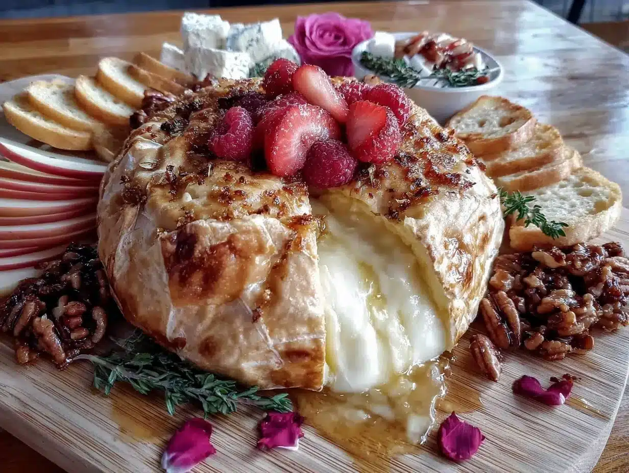 baked brie board preparation steps