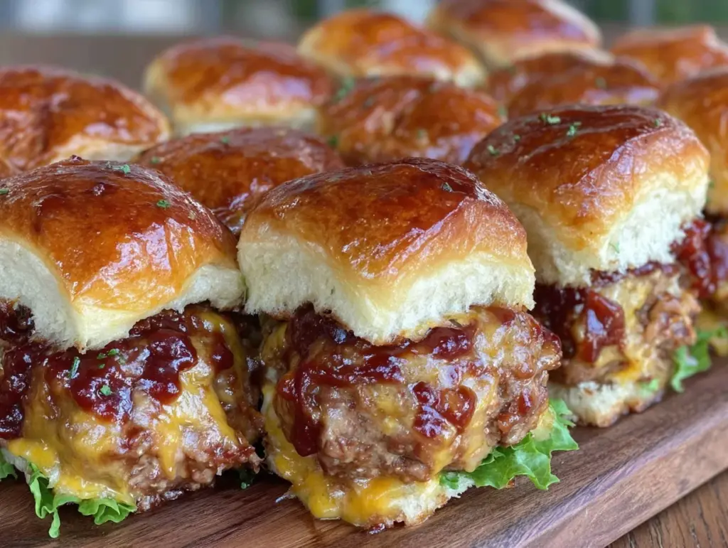 BBQ meatball sliders - featured image