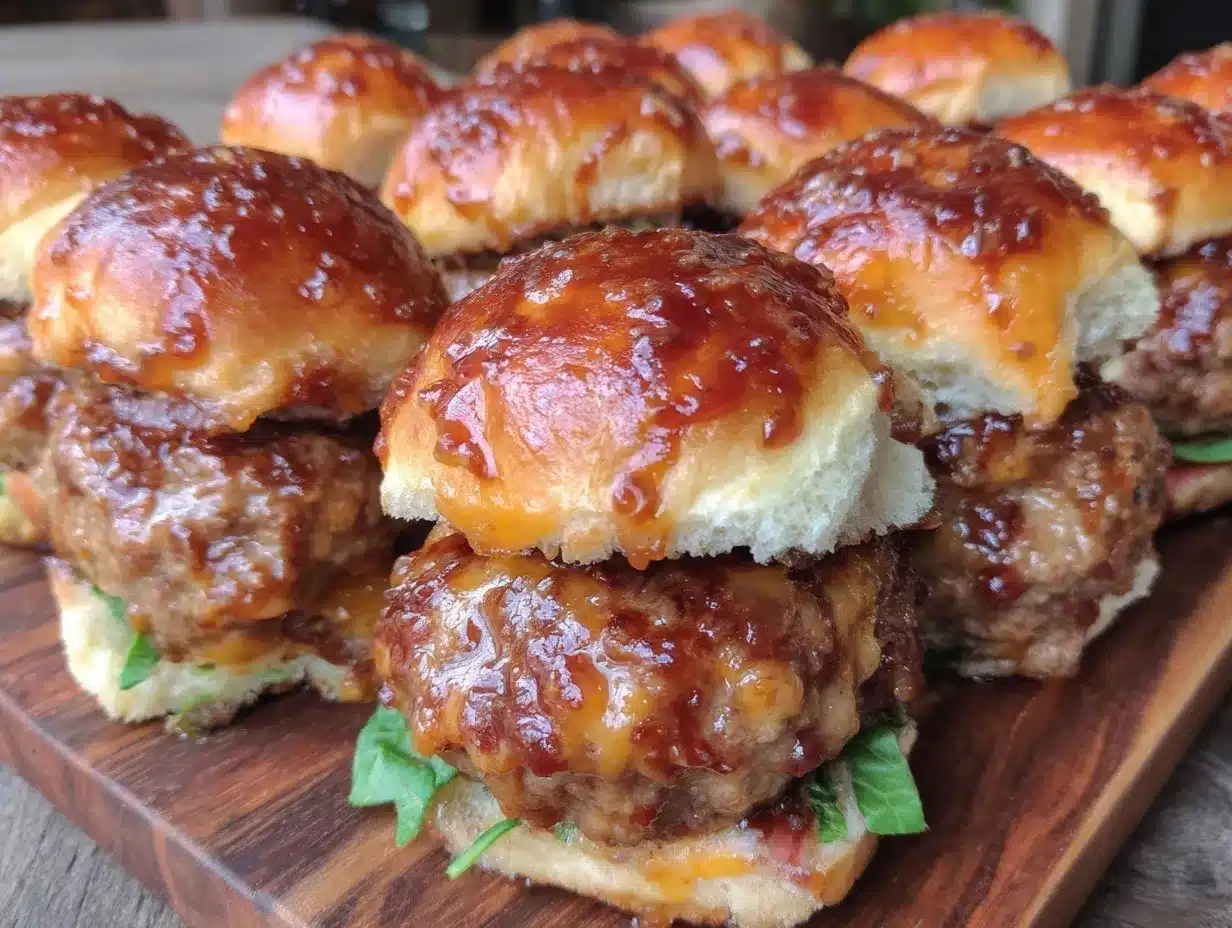 BBQ meatball sliders preparation steps
