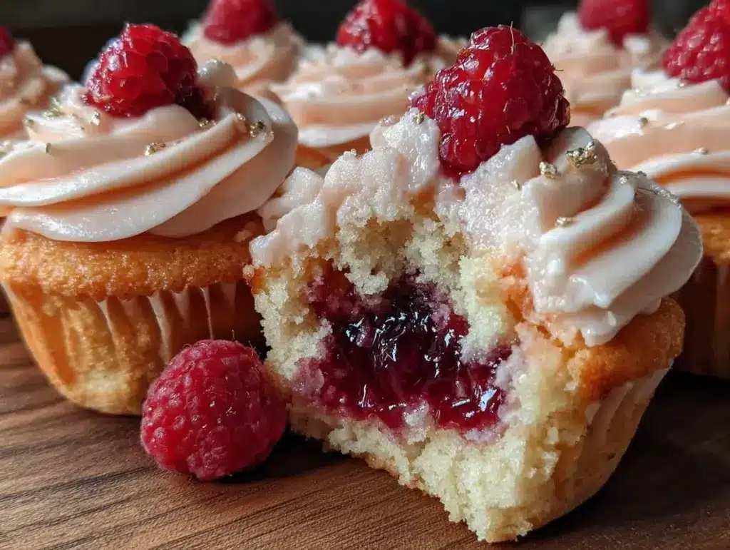 champagne cupcakes - featured image