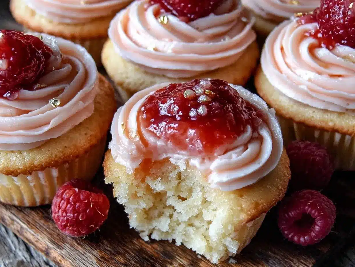 champagne cupcakes preparation steps