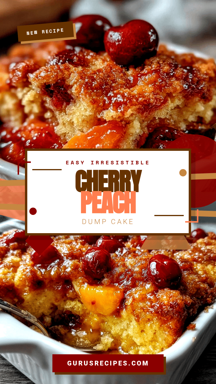 cherry peach dump cake recipe