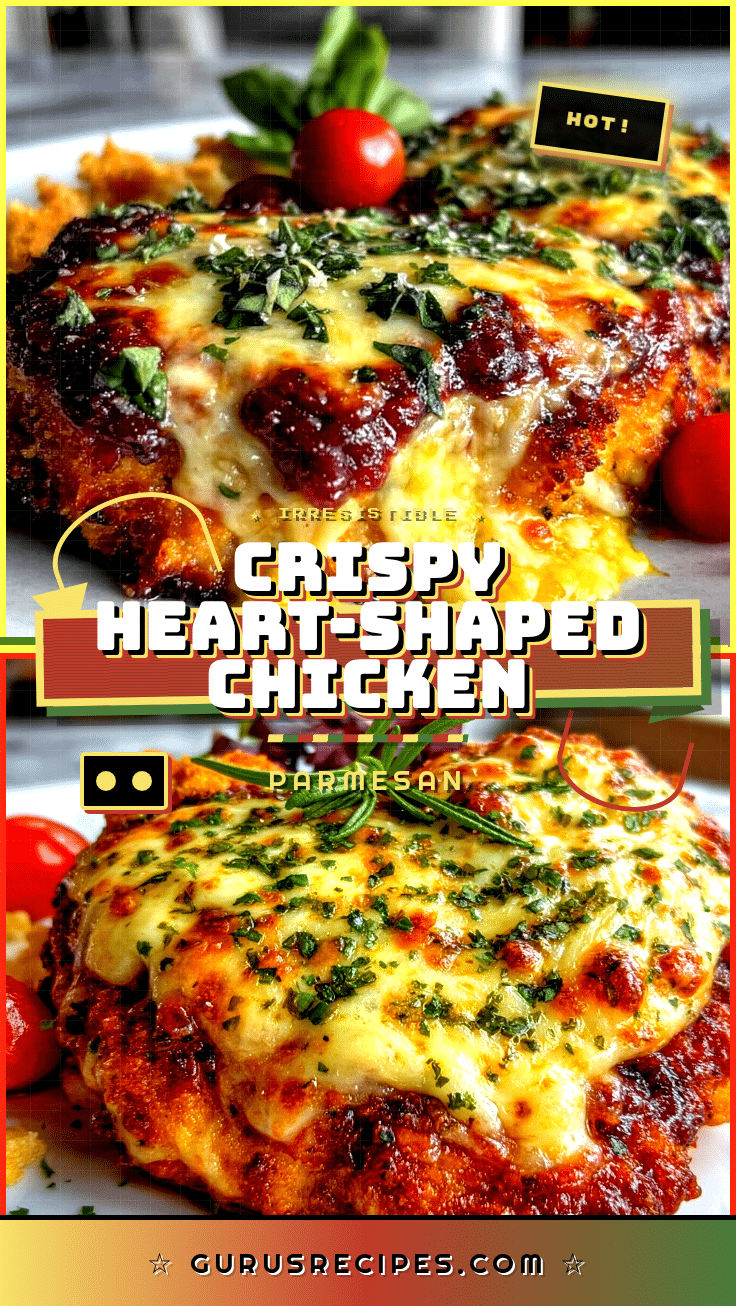 Chicken Parmesan Hearts recipe