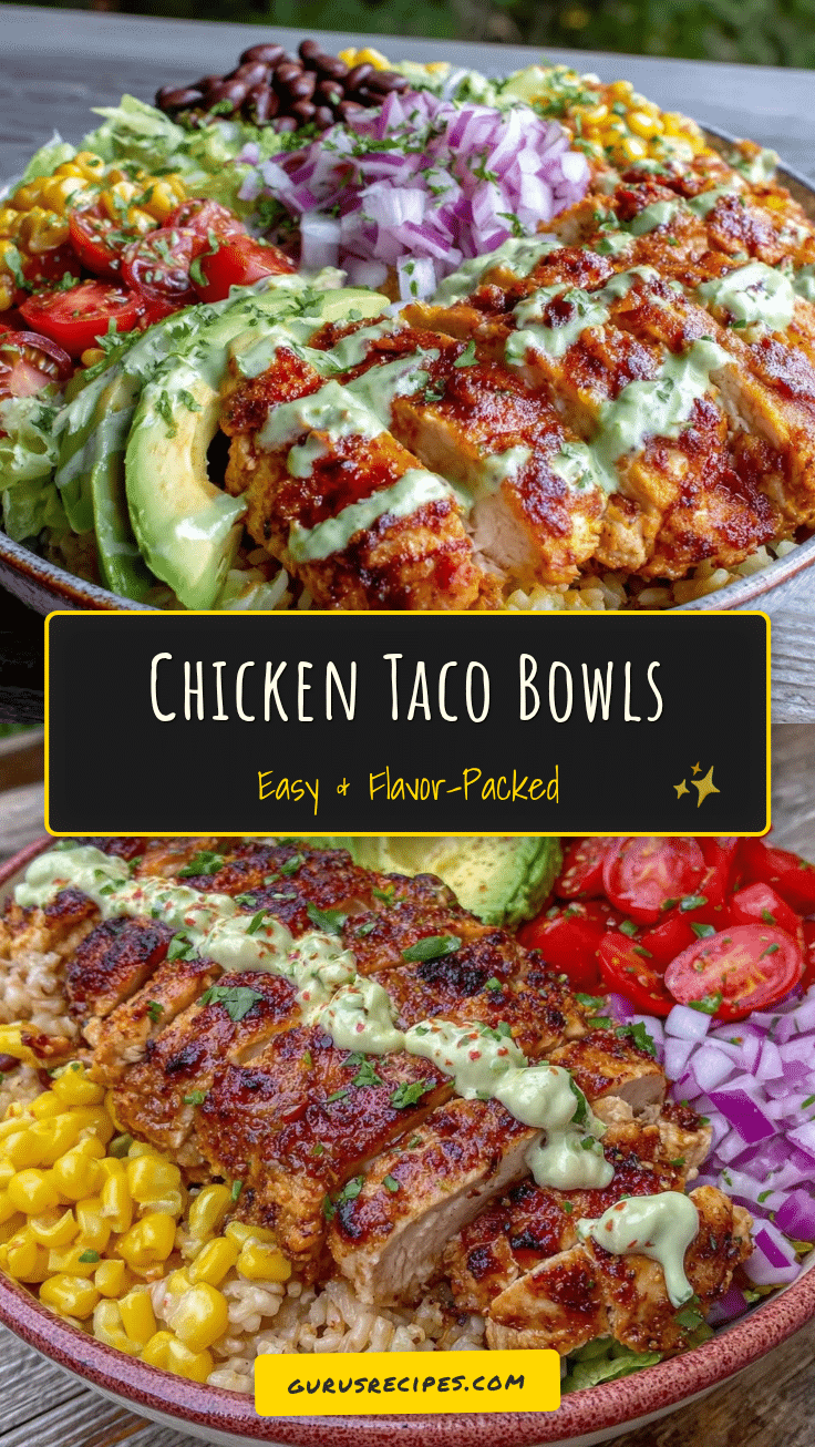 chicken taco bowls recipe