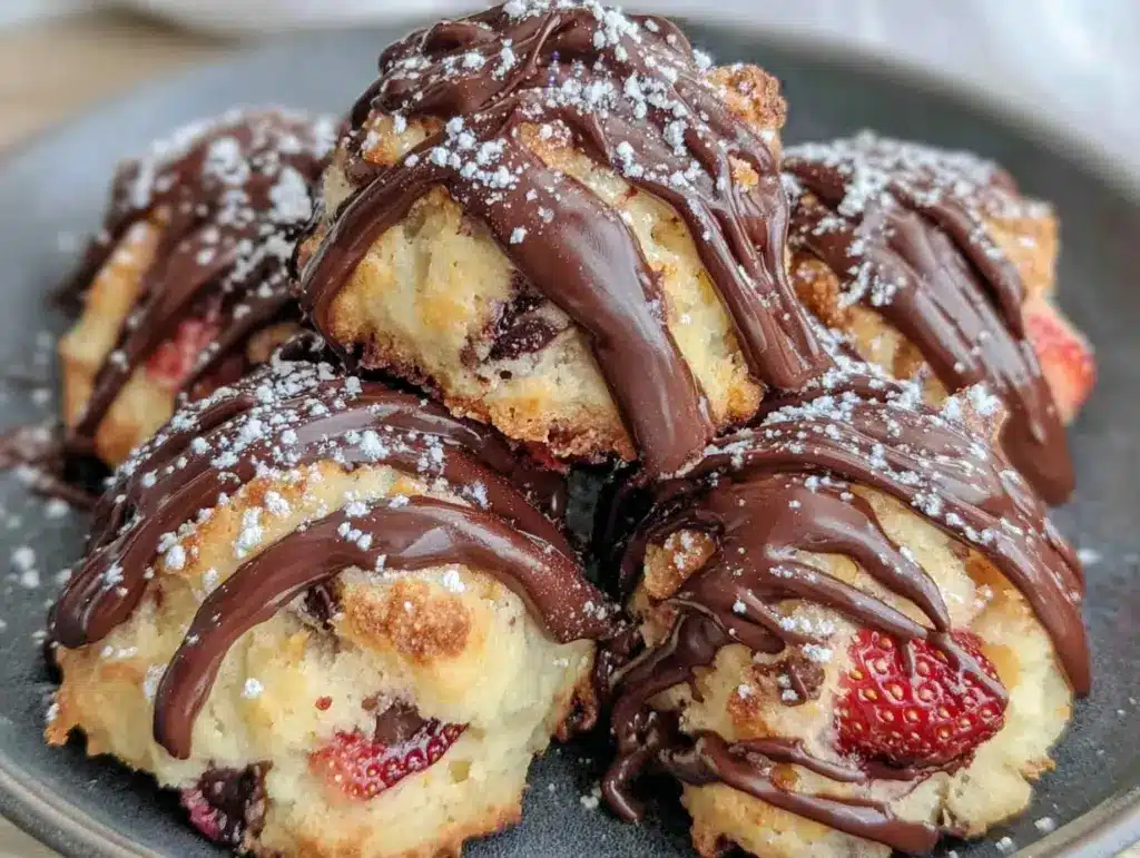 Chocolate-Covered Strawberry Biscuit Bombs - featured image