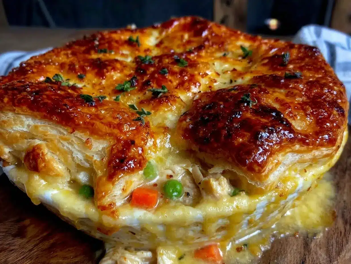 cozy chicken pot pie preparation steps