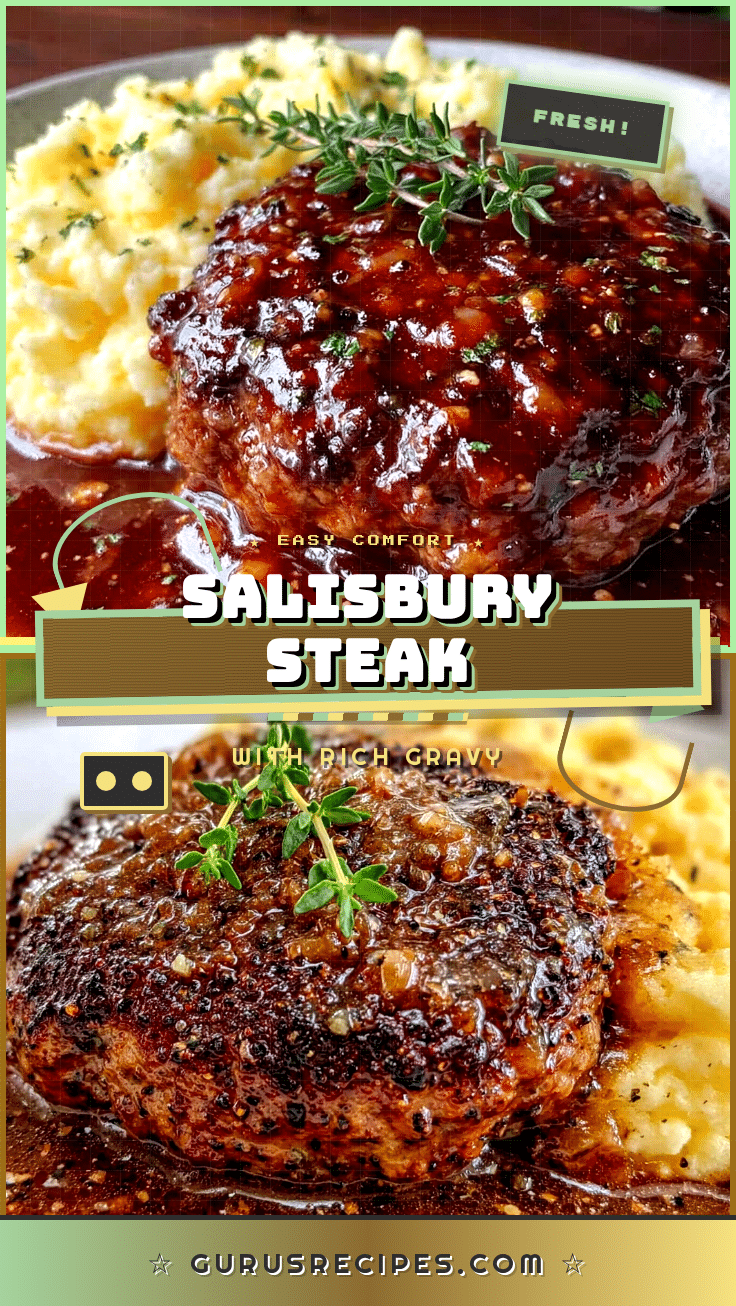 Cozy Salisbury steak recipe recipe
