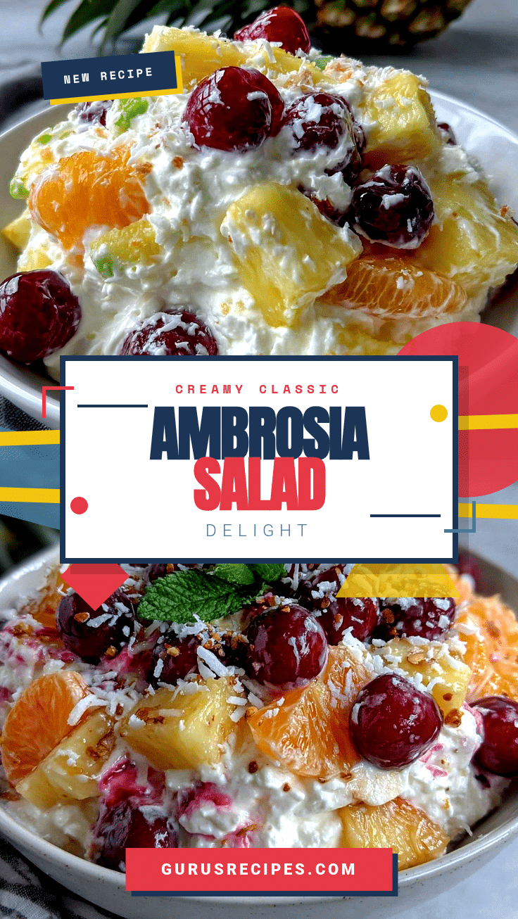 creamy ambrosia salad delight recipe