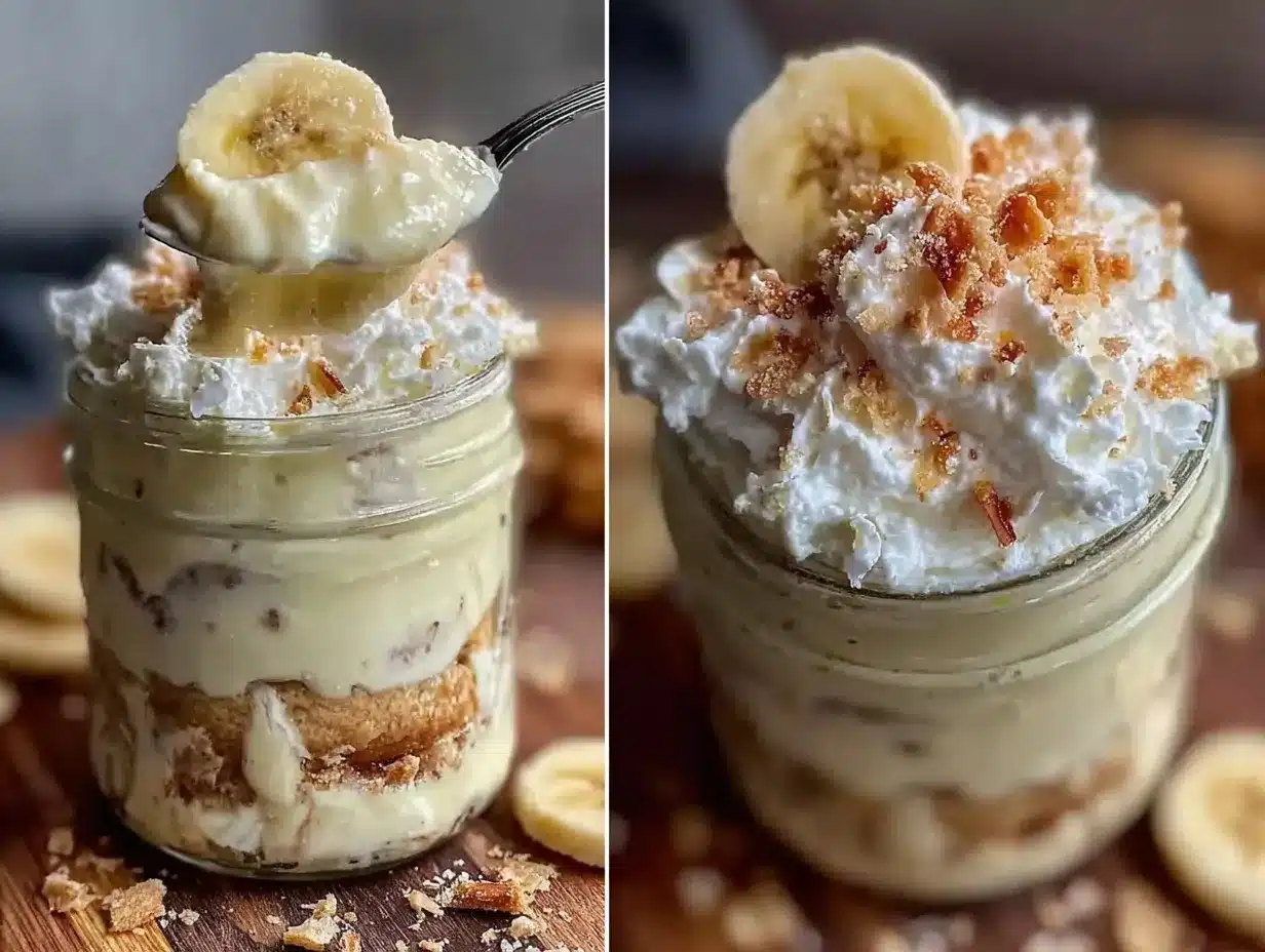 creamy banana pudding parfaits preparation steps