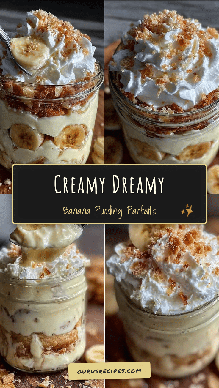 creamy banana pudding parfaits recipe