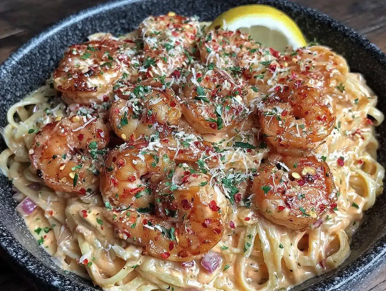 creamy cajun shrimp pasta preparation steps