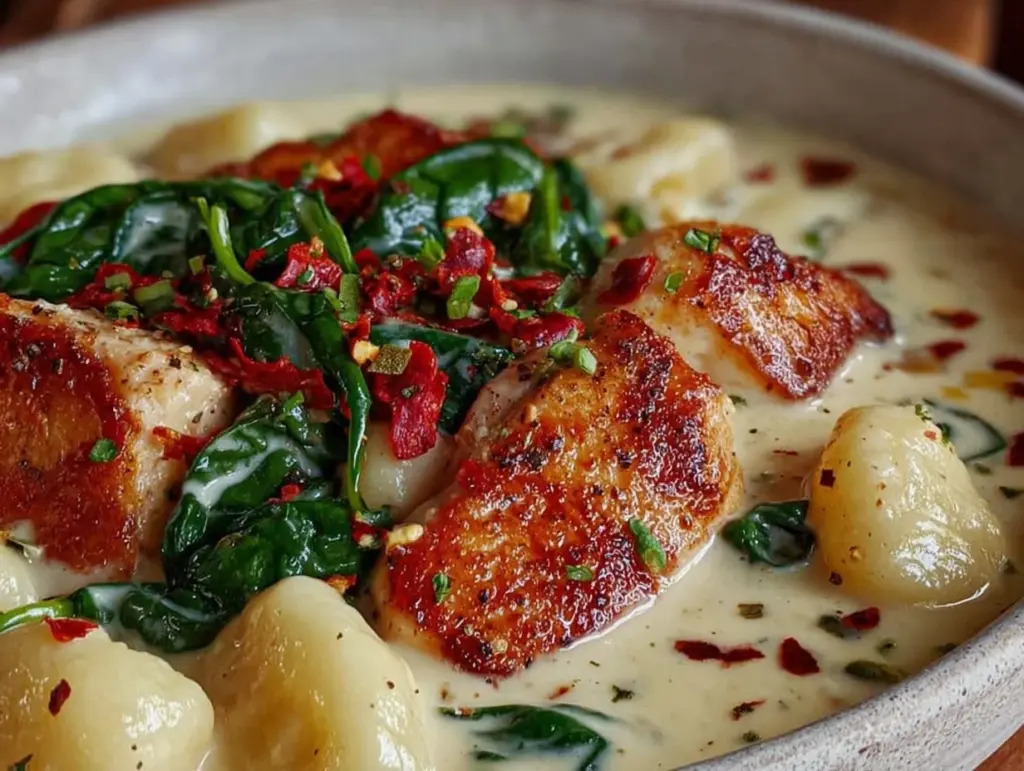 Creamy Comfort Chicken Gnocchi Soup - featured image