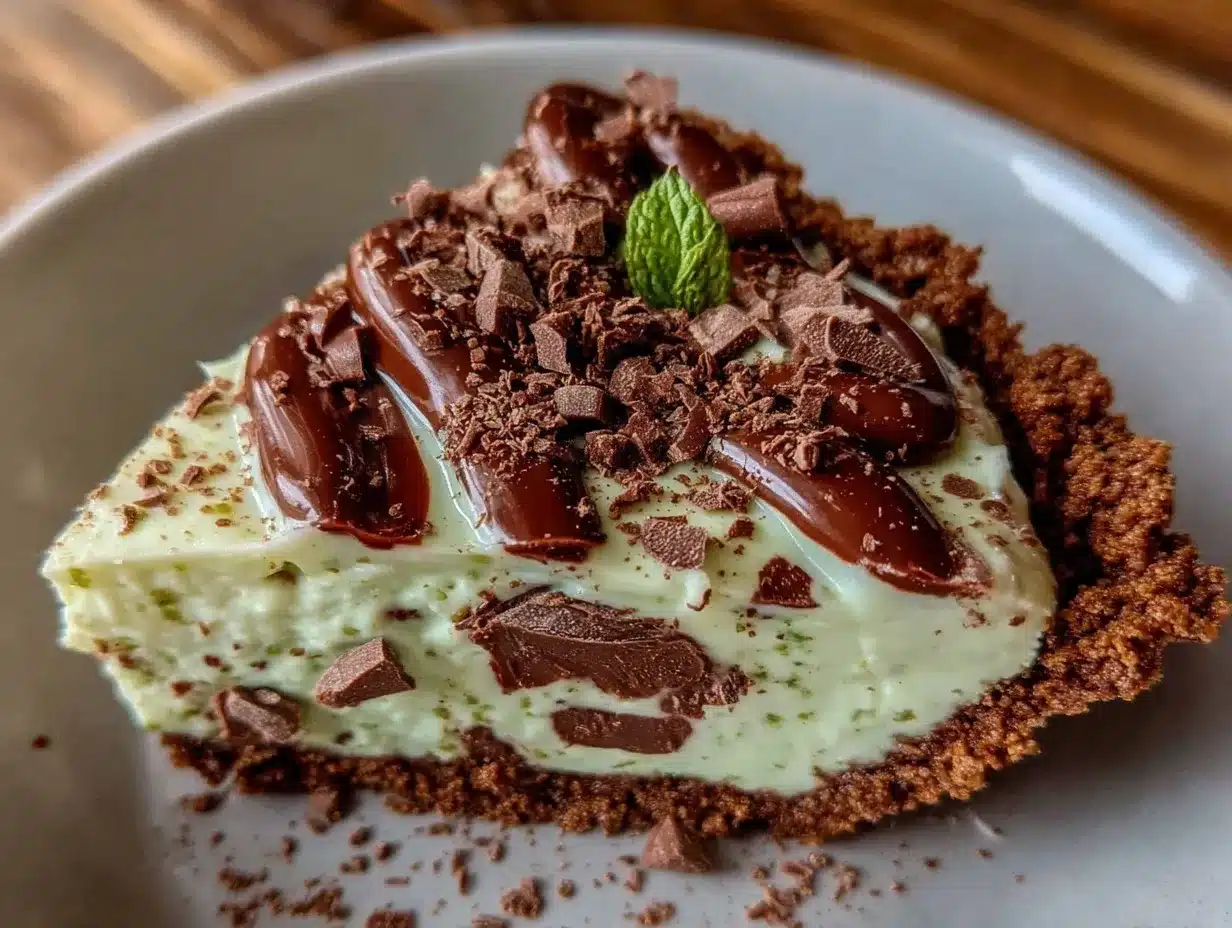 creamy grasshopper pie preparation steps