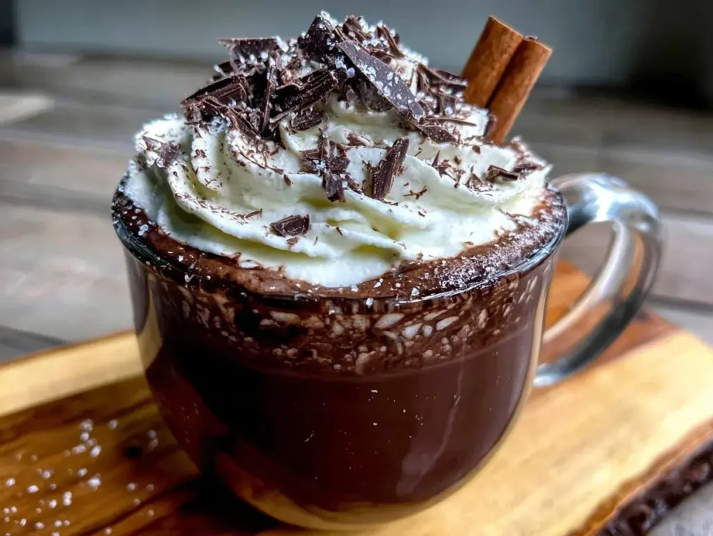 Creamy Irish Cream Hot Chocolate - featured image