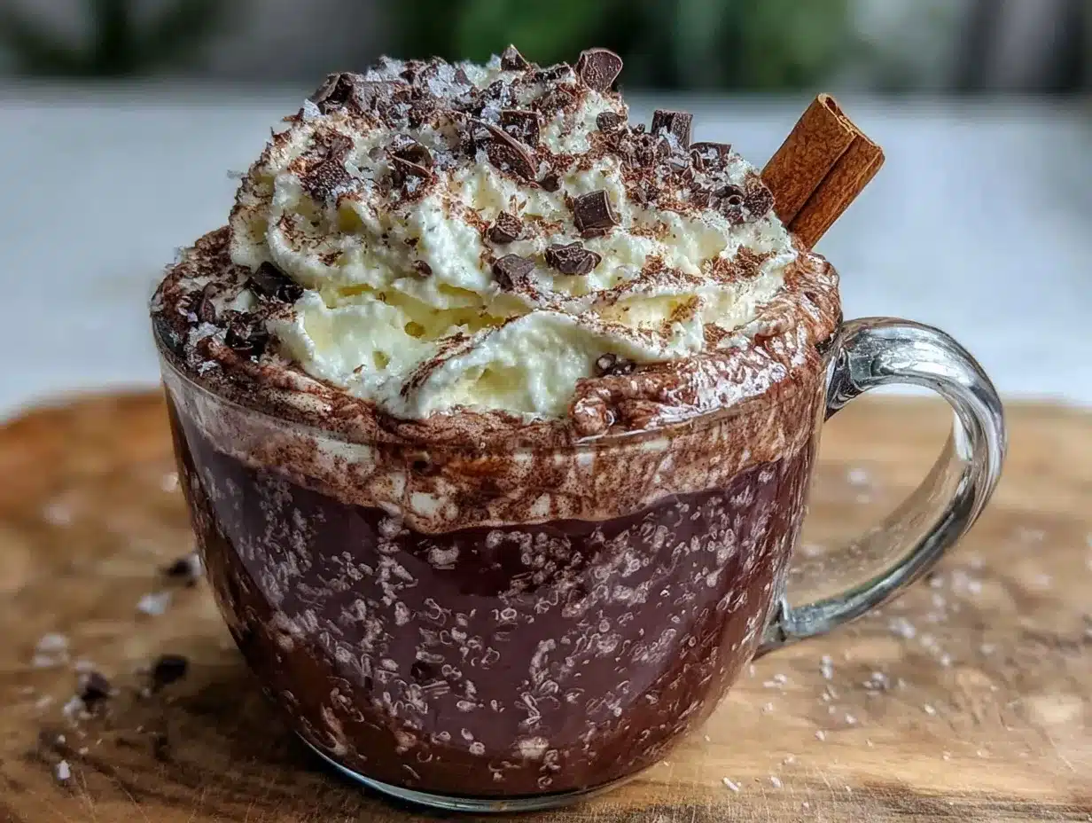 Creamy Irish Cream Hot Chocolate preparation steps