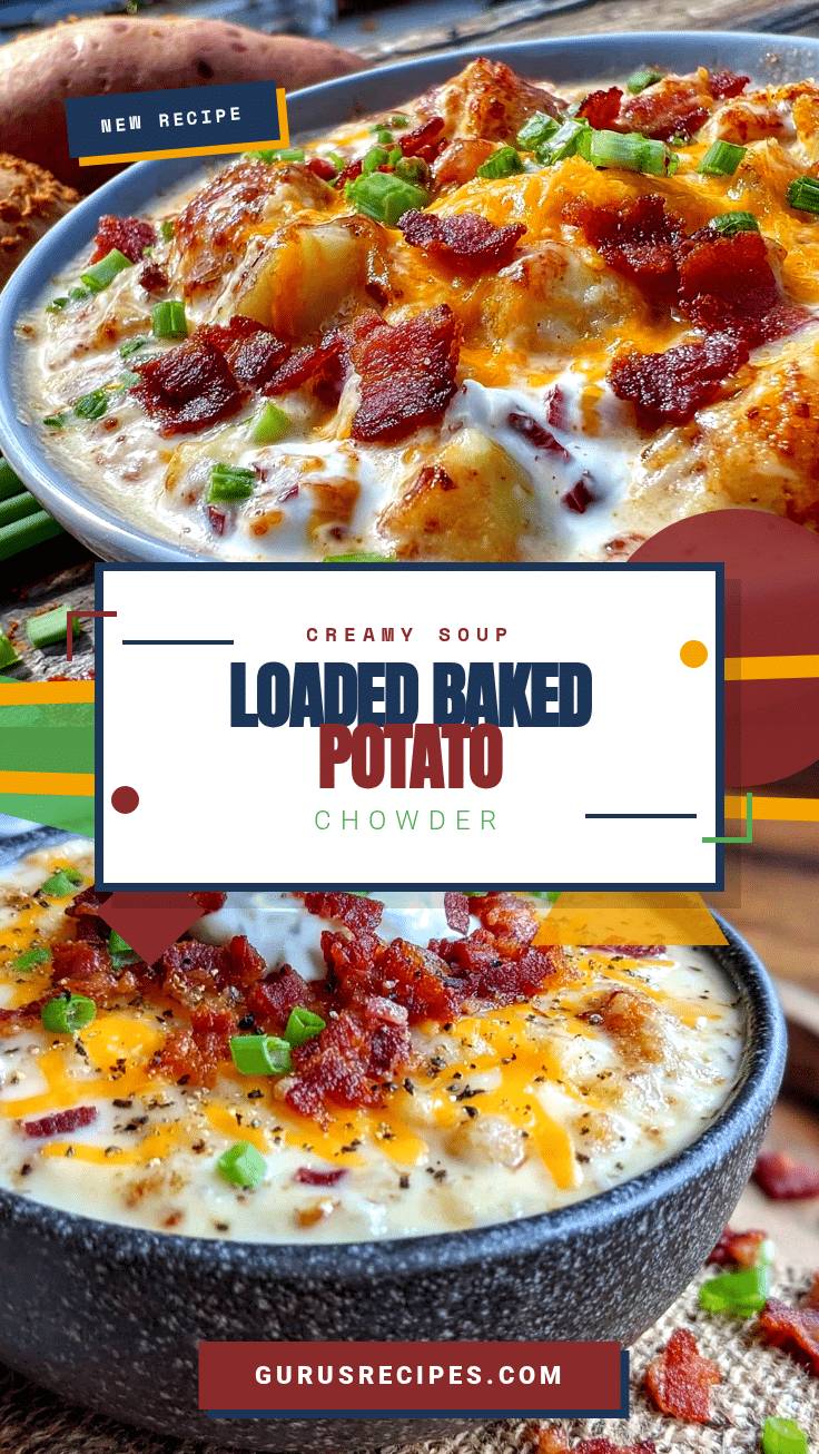 creamy loaded baked potato chowder recipe