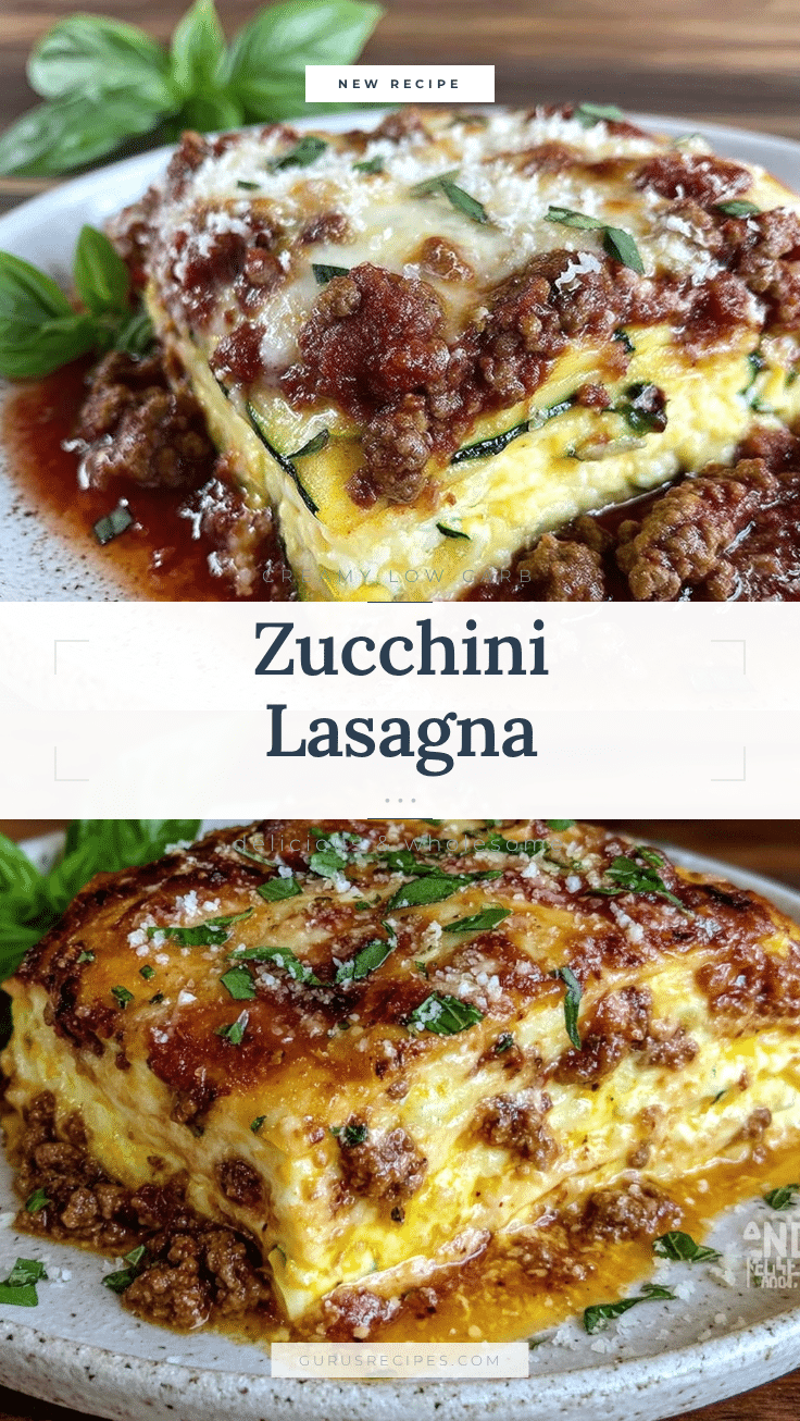 creamy low carb zucchini lasagna recipe