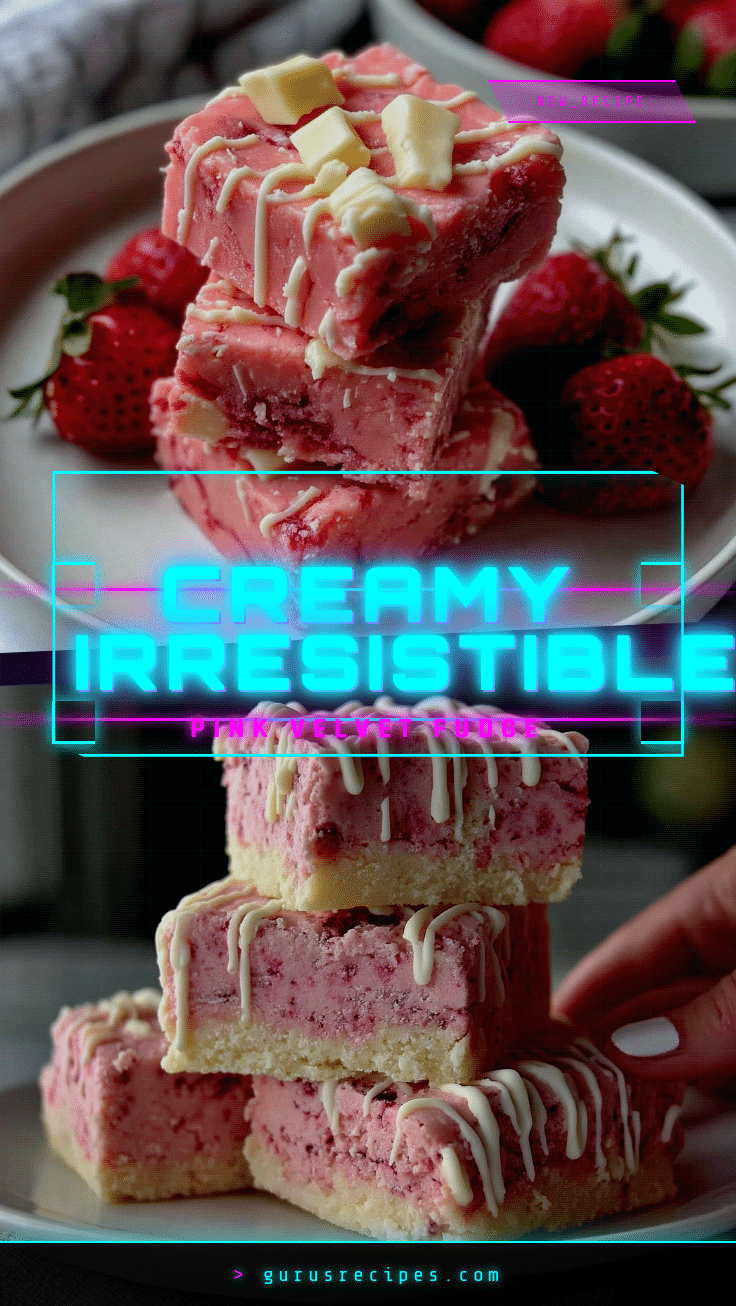 creamy pink velvet fudge recipe recipe