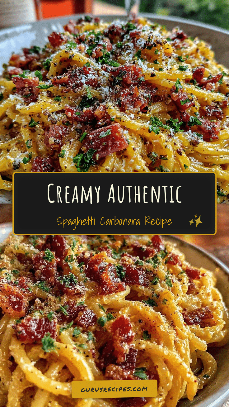 creamy spaghetti carbonara recipe recipe