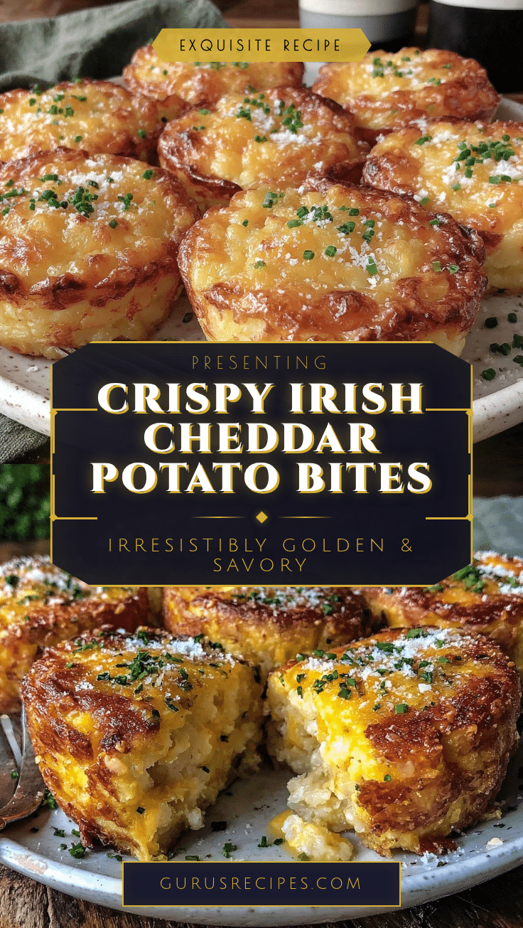 crispy Irish cheddar potato bites recipe