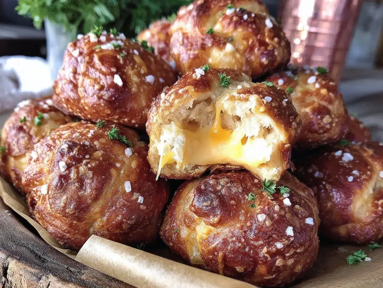 Crispy Irish Cheddar Pretzel Bites preparation steps