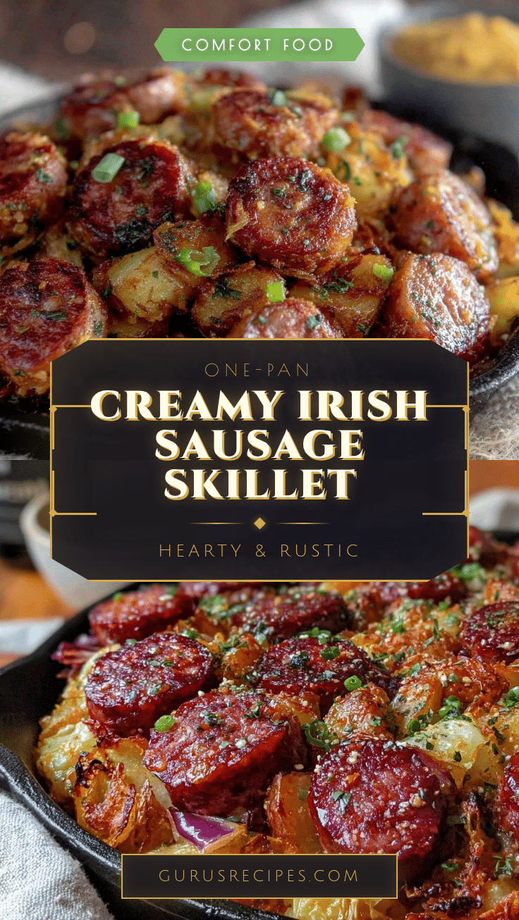 Crispy Irish Sausage Potato Skillet recipe