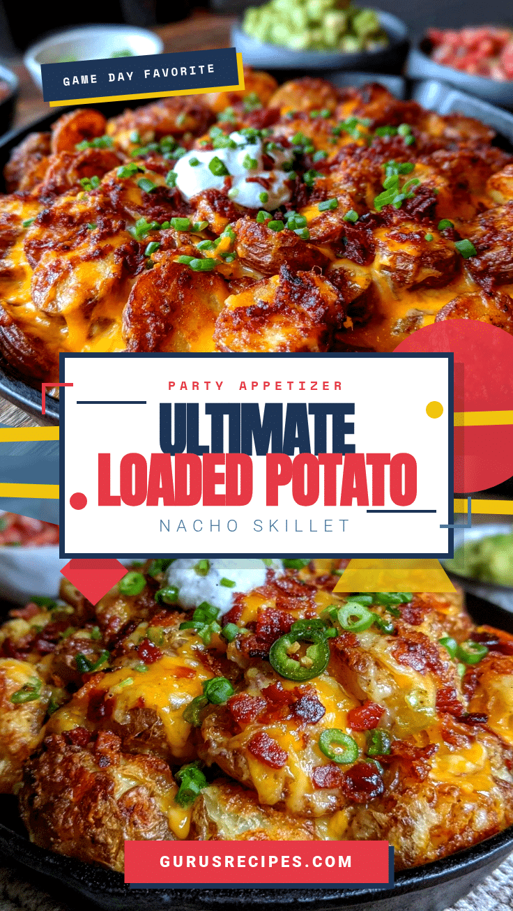 crispy loaded potato nachos skillet recipe