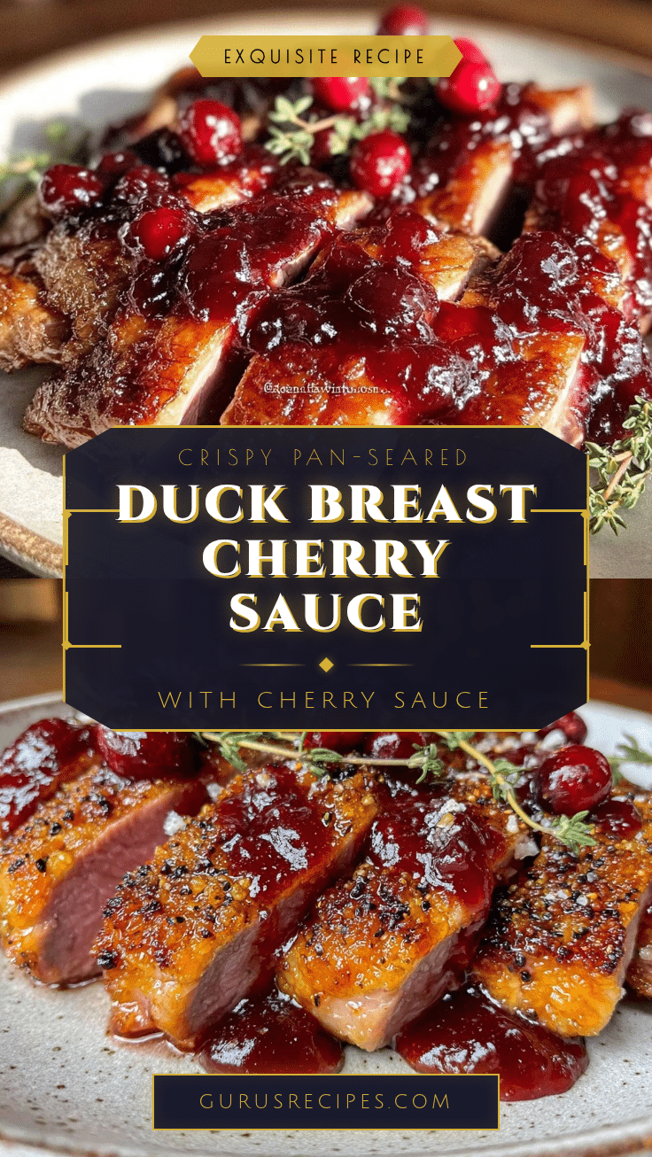 crispy pan-seared duck breast recipe