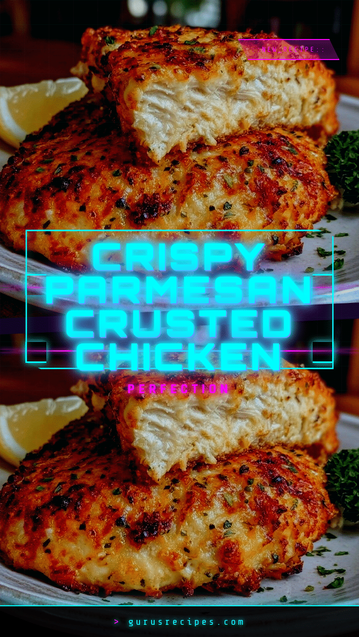 Crispy Parmesan Crusted Chicken recipe
