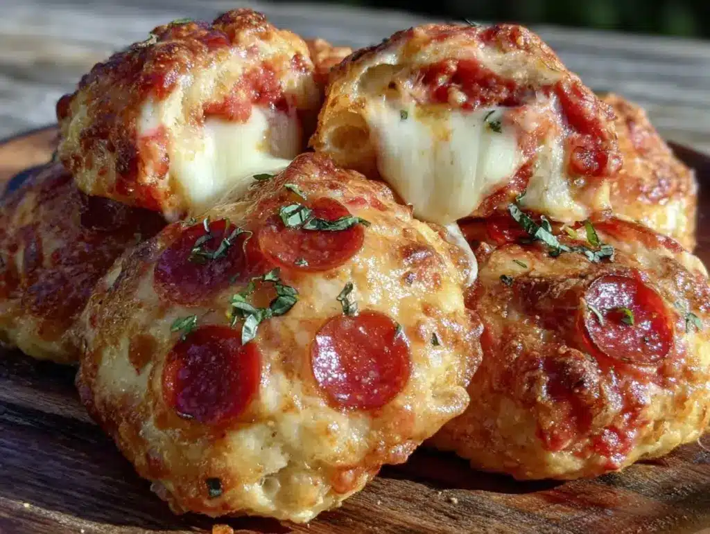Crispy Pepperoni Pizza Bombs - featured image