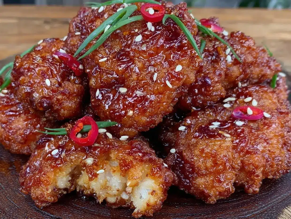 crispy sweet sesame chicken recipe preparation steps