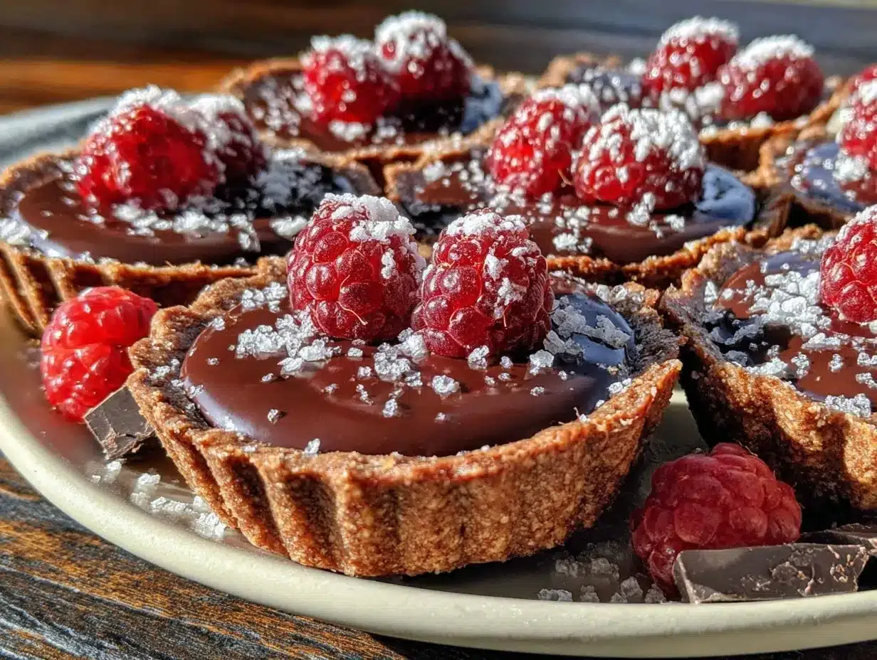 Dark Chocolate Raspberry Cups preparation steps